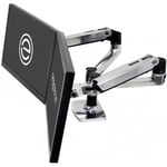 Ergotron LX Dual Side-by-Side Arm -monitorarm, polerad aluminium