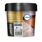 JOVIRA PINTURAS Peinture Anti-Infiltrations Fibrée pour la réparation et étanchéité de toitures. Peinture élastique imperméable anti-fuites & anti-fissures. (4 Litres, Gris)