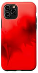 Coque pour iPhone 11 Pro Minimalisme Rouge Abstrait Esthétique Art