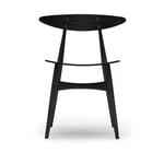 Carl Hansen - CH33T, Svartlackad Ek - Spisestoler - Hans J. Wegner - Svart - Tre