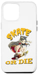 Coque pour iPhone 12 Pro Max Skate or Die - Cool Anime Skateboarding Girl