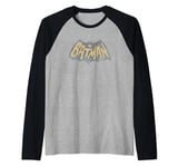 Batman Classic TV Series Show Logo Manche Raglan