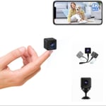 Mini Camera,WiFi 4K HD Mini Caméra de Surveillance Interieur/extérieur sans Fil avec Enregistrement Longue Batteries avec Mini Détection Mouvement Vision Nocturne(Q28)