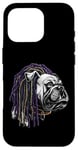 iPhone 16 Pro BULLDOG WITH DREADS FOR DOG AND REGGAE LOVERS Case