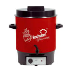 KOCHSTAR K99124035, Stérilisateur de bocaux électrique, Distributeur boissons chaudes, Thermostat + Robinet, 27 litres, Acier Emaillé, Décor Vin Chaud