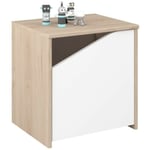 Miroytengo - Table de chevet enfant 42x40x33 cm Design asymétrique Table de chevet moderne et nordique