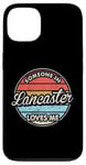 Coque pour iPhone 13 Quelqu'un à Lancaster m'aime City, États-Unis, États-Unis