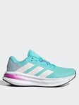 adidas Womens Running Galaxy 7 Trainers - Blue, Blue, Size 5, Women