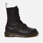 Dr. Martens Women's 1490 Virginia Leather 10-Eye Boots - Black - UK 4