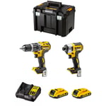 Dewalt - Kit DWK211 (DCD796 DCF887 2 x 2,0 Ah DCB107 tstak vi)