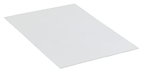 WENKO Tapis en mousse souple, tapis antidérapant polyvalent, tapis de douche & tapis de cuisine antisalissant, hygiénique, découpable aux dimensions souhaitées, matière plastique, 50 x 80 cm, Blanc