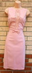 PAPER DOLLS PINK LACE BOW SLEEVELESS BODYCON PARTY EVENING COCKTAIL DRESS 10 S 