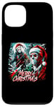 iPhone 13 Merry Christmas Festive Slasher Candy Cane Menace Case