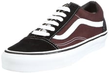 Vans U OLD SKOOL VKW6LJG, Baskets mode mixte adulte - Marron (Black/Coffeebn), 36 EU