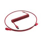 Cablemod Pro Coiled Cable - Republic Red 1.5m. Usb A Usb C Rød