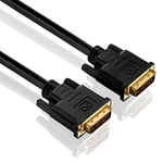 PureLink PI4200-005 Câble de connexion Dual Link DVI (WUXGA (1920x1200)), DVI-D mâle (24+1) à DVI-D mâle (24+1), certifié, 0,50m, noir