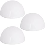 MONZANA Set de 3 lampes LED solaire extérieur Jardin étanche sans fil avec capteur luminaires eclairage interrupteur