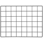 Järn Foto Ram DIY Metall Galler Postkort Bildvisning Vägg Hängande Panel Svart 40.3X30.3X0.5CM Black 40.3X30.3X0.5CM