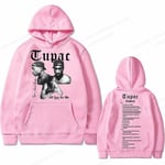 Tupac 2pac Hoodie Herr Dam Mode Luvtröjor Barn Hip Hop Luvtröjor Dam Svettningar Pojke Kappor Rapper Sweats Shakur Träningsoveraller Punk XXL 2DF504994-PINK