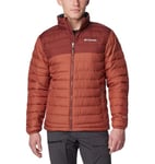 Columbia Men's Powder Lite Jacket, Puffer Jacket, Auburn/Spice, Size XL