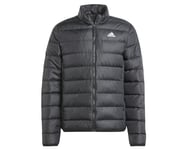 adidas Men's Essentials Light Down Jacket, black, M