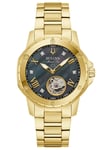 Bulova Gold Womens Analogue Watch Marine Star 97P171