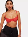 Whistles Lillie Underwired Bikini Top, Red