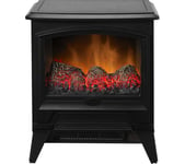 DIMPLEX Casper CAS20E Electric Stove Fireplace - Matte Black, Black