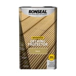 Ronseal Decking Protector - 5L -  Natural  - Water-Based & Wax-Enriched