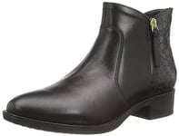 Geox Femme D Felicity Bottines à la Cheville, Noir, 36.5 EU