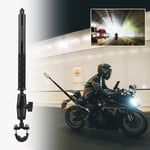 Motorcycle Bike Invisible Selfie Stick Handlebar Mount Bracket for Insta360 I3Y4