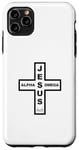 Coque pour iPhone 11 Pro Max Jesus Alpha & Omega