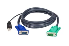 ATEN 2L-5201U - kabel til tastatur / video / mus (KVM) - 1.2 m