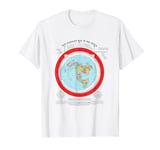 Gleason Flat Earth Map, Flat Earth Map, Flat Earth T-Shirt