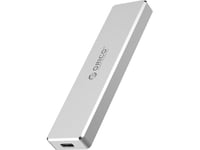 Orico M.2 Sdd Enclosure, M-Key, Usb-C 3.1 Gen.2, 10Gbps (Silver)