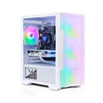 AWD-IT M100R White, AMD Ryzen 5 5500, NVIDIA RTX 4060 8GB - Windows 11 Next Day Gaming PC