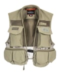 Simms Tributary Vest Tan 3XL Lätt och andas flugväst i klassisk mesh