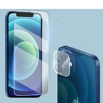 GIVELUCKY Couverture complète en Verre de caméra 2 en 1, pour iPhone 12 11 Pro Max Mini Protecteur d'écran Se 2020, pour Film d'objectif iPhone X XS Max XR 7 8 Plus