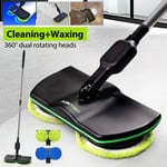 2 in1 Electric Rechargeable Cordless Floor Cleaner Scrubber Sweeper Polisher Mop