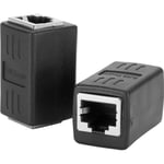 Coupleur de Câble Connecteur LAN RJ45 Adaptateur Femelle à Femelle de Type Intégré pour Cat7-Cat6-Cat5e