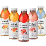 Vieve Protein Water 10x500ml - Mixed Variety Flavour Pack 20g Protein, Sugar Free, Fat Free & Dairy Free A Ready to Drink Alternative to Protein Powders & Shakes 10 Pack (2 per Flavour)