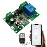 Tuya Smart Zigbee Relais Intelligent 1 Canal Avec Télécommande 433 Rf Usb 5V Dc7-32V Commutateur Momentané/Verrouillage Pour Alexa Google Home (Nécessite Zigbee Hub)