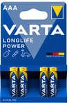 Varta Longlife Power AAA batteri (4-pakk)