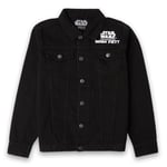 Star Wars Painted Embroidered Unisex Denim Jacket - Black - XXL - Noir