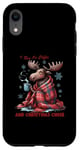 Coque pour iPhone XR Café de Noël animal élan