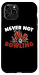 Coque pour iPhone 11 Pro Jeu De Bowling Boule - Joueur Quilles Bowling