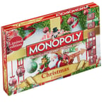 Winning Moves Christmas Monopoly Board Game, Play as Rudolph, Snowman or Santa a