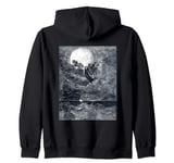 A Voyage to the Moon by Gustave Dore (1868) Zip Hoodie