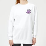 Disney Aristocats Marie Teacup Women's Sweatshirt - White - XS - Blanc