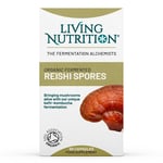Living Nutrition Organic Fermented Reishi Spores - 60 Capsules